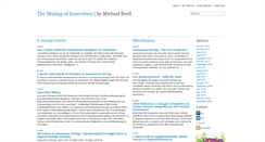 Desktop Screenshot of michaelbartl.com